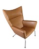 Lænestol - Wingchair CH445 - Valnød Elegance Læder - Hans J. Wegner - Carl Hansen & Søn - 1960