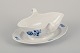 Meissen, Germany.Sauce boat on foot. Porcelain.