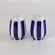Lyngby salt og peberBlå striber6 cm