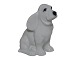 Miniature Royal Copenhagen figurineWhite Spaniel