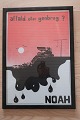 Plakat fra NOAHTekst "affald eller genbrug ? "Werks Offset (06) 19 11 39I original rammeH: 63cmB: 45cmFra 1960'erne - 1970'erne