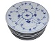 Musselmalet Riflet HotelporcelænFrokosttallerken 22cm. #329