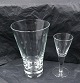 Clausholm Danish glassware. Set beer and shot glass