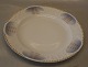 Hejrestellet B&G 025 Flad middagstallerken 24 cm lyseblå og guldkant Bing & Grøndahl