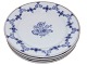 Stjerneriflet med guldkantFrokosttallerken 21,1 cm.