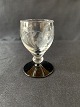 Snapseglas Grøn glas #Taasinge Holmegård GlasværkHøjde 6,1 cm