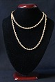 Cordel gold chain in 14 carat gold, with twisted structure and box lock.Stamped 585 PBB