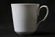 White fluted mug from Royal Copenhagen, 1st black, deck. No. 103SOLD