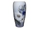 Royal CopenhagenVase med blå og hvide blomster