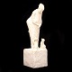 Hanne Varming, 1939-2022, "Kone med Hunde". Modelleret i gips. Signeret "HV 2000". H: 48cm