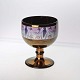 Antik vinglasbronzefarvet11,2 cm