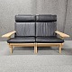 Wegner sofaGE 375Eg og læder