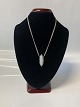 Silver necklace with pendantStamped 925S, length 42 cm.