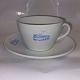 Royal Copenhagen: Iron porcelain teacup with tram