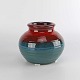 Stentøj vase6101 10Søgrøn og rød