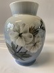 Royal Copenhagen Vase with White Flowers and ButterflyDec. No. #2667/#36Height 17 cm.