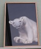 Lars Dyrendom: No #6 Polar Bear B&G 1629 Photo including glass and wooden frame 62.5 x 42.5 cm