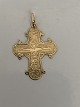 Daymark cross with engraved Our Father, in 14 carat gold. Stamped 585 HJVery nice details.SOLD