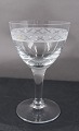 Ejby glassware by Holmegaard, Denmark. Red wine glasses 13.3cm
