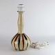 Kähler bordlampe291Stribet glasering36 cm