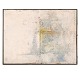 Albert Bertelsen, 1921-2019, olie på lærred. "Murbillede", "Levende mur". Signeret og dateret 1993. Lysmål: 46x62cm. Med ramme: 47x63cm
