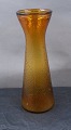 Grosse Hyazinthengläser, Zwiebelgläser aus braunem Glas mit Netzmuster 22cm