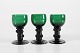 HolmegaardRömer glass of dark green glass