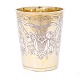 Important gilt renaissance silver cup by Leonhardt (Leuert) Roethaer, 1671-98, Hamburg. H: 9,2cm. W: 143gr