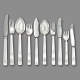 Georg Jensen, Sigvard Bernadotte; Bernadotte sølvbestik komplet til 6 pers. 71 dele