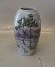 B&G 620-5251 Vase with trees along the road 18 cm B&G Porcelain