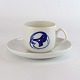 B&G kaffekop305Blå Koppel7 cm