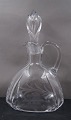 Danish carafe with grindings and the original stopper 24cm