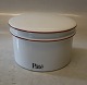 B&G 553 Pâté lågskål 8.5 x 14 cm Rød Linje  Bing & Grøndahl