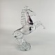 Holmegaard figurglasStejlende hest