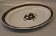Brown Tranquebar 0930-45 Large platter 44 x 32 cm     Aluminia Faience