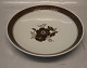 Brun Trankebar  0936-45 Kagefad, rundt 25 cm     Aluminia Fajance 
