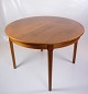 Rundt Spisebord - Teak - Udtræk - Dansk Design - 1960erne