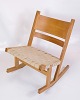 Gyngestol - Model GE674 - Olieret Eg - Hans J. Wegner - Getama - 1970erne