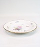 Frokost Tallerkener - Kgl. Saksisk Blomst - Håndmalet - Dekoreret Med Guld - Royal Copenhagen - Ca. År 1923