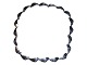 Aarre & Krogs Eftf. sterling silverLong necklace with stars from 1949-1960