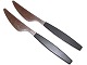 Georg Jensen Black StrataDinner knife 20.2 cm.
