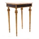Early 19th century Gustavian console table. Sweden circa 1780-1800. H: 78cm. Top: 55x41cm