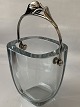 Ice bucket with sterling silver handleSOLD