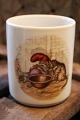 Rare Royal Copenhagen jar / flower pot hides for bulbs in the Christmas dining set...