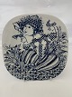Bjørn Wiinblad for Nymølle Firkantet vægplatte "Sophie"Nr. 3060/1246