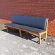 Bænk med polstret sæde201,5 cm
