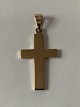 Gold cross in 14 carat gold, timeless and iconic pendant for necklace. Height with the ax 3,4 cm.Width 1,6 cm.