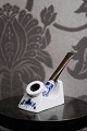 Gammel Royal Copenhagen pibeholde i Musselmalet porcelæn...(uden pibe)