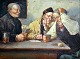 Simony Jensen, Oluf (1864 - 1923) Danmark: Kortspillere