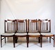 Set Of 8 Dining Chairs - Model 422 - Rosewood - Gray Fabric - Arne Vodder - 1960s